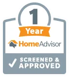 Home Advisor screened and approved badge