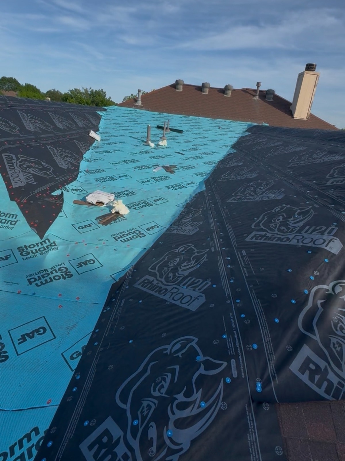 After roof repair