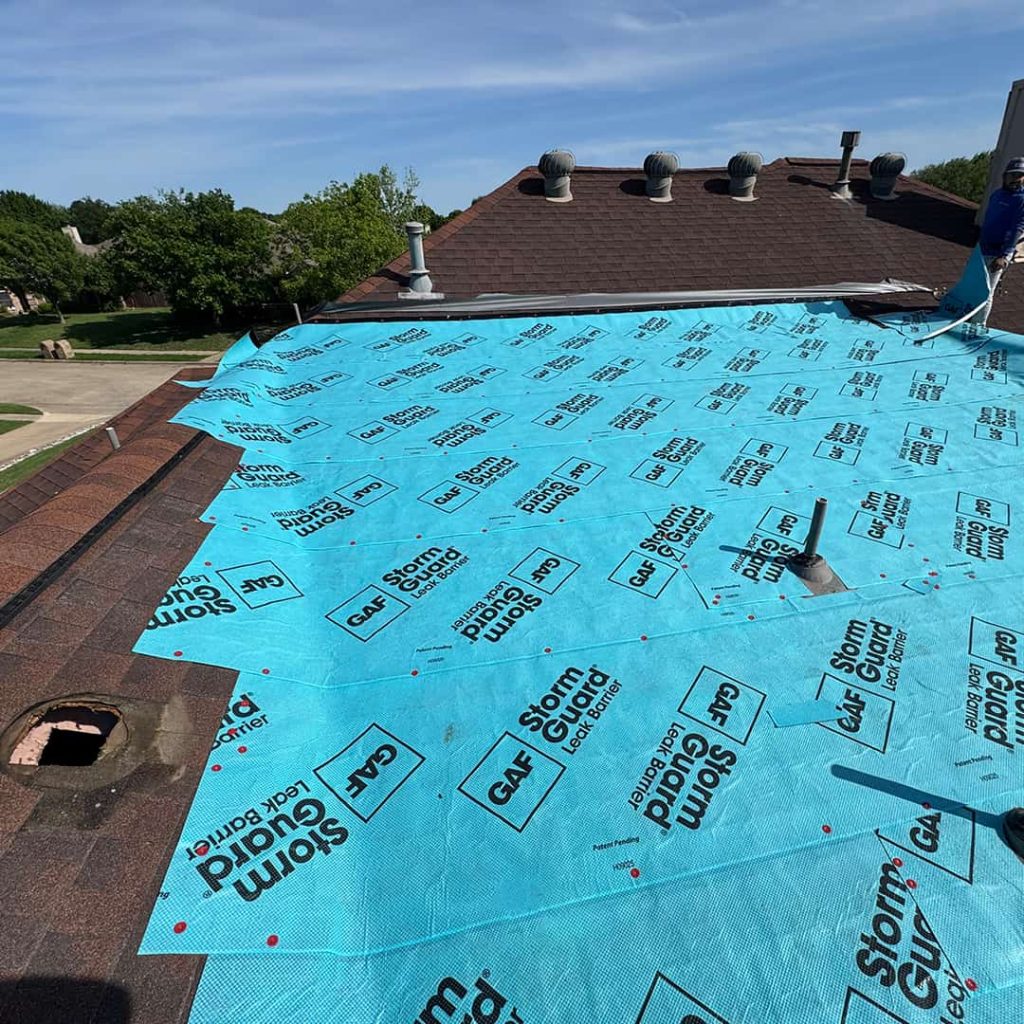 Emergency roof repair in DFW Texas by SCR Inc. General Contractors
