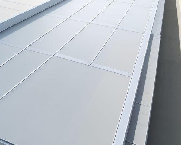 Flat commercial roof with HVAC units and sealed seams in Lavon, Texas, SCR, Inc.