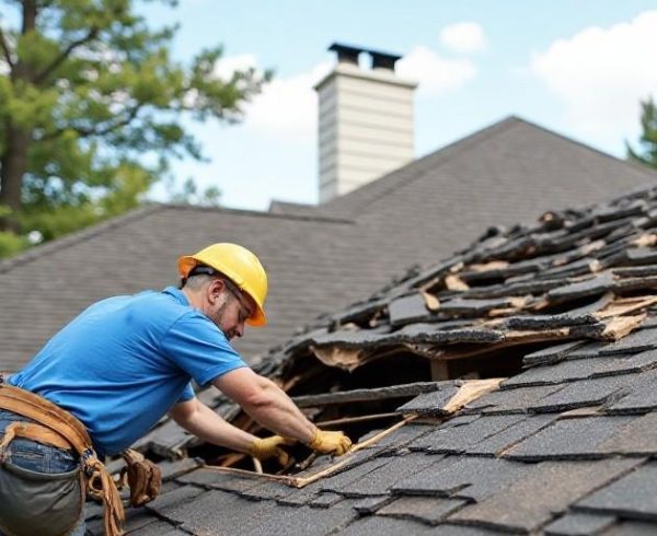 24-hour emergency roof repair in Little Elm, TX after storm damage