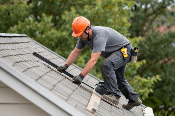 Grapevine TX roofing company crew working